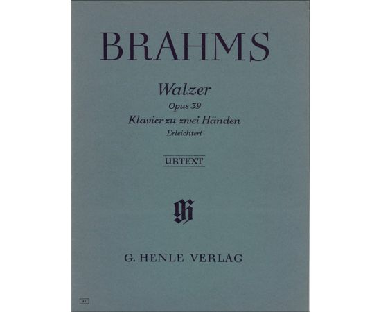 WALZER OP. 39 -JOHANNES BRAHMS