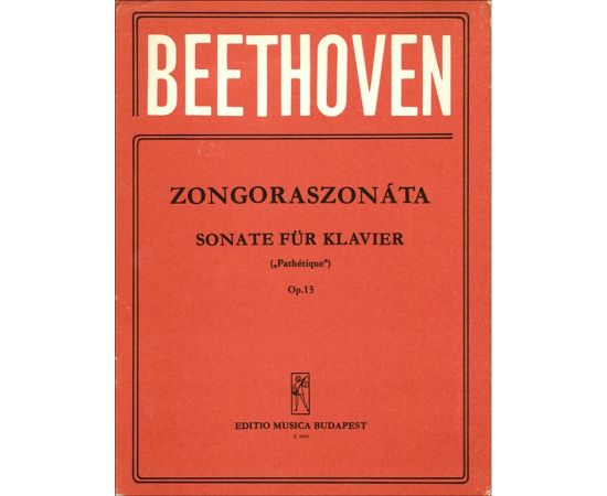 ZONGORASZONATA FUR KLAVIER OPUS 13 " PATETIQUE" - BEETHOVEN