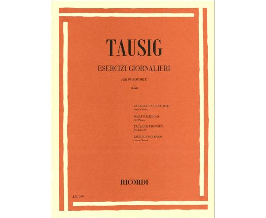 ESERCIZI GIORNALIERI PER PIANOFORTE - TAUSIG