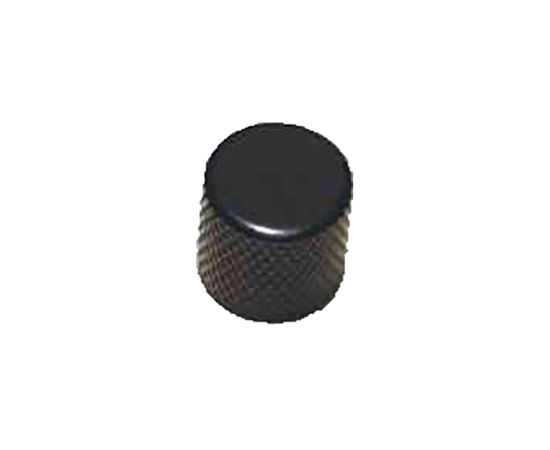 PARTS PLANET KTL BK TELE STYLE KNURLED PUSH-ON KNOB BLACK