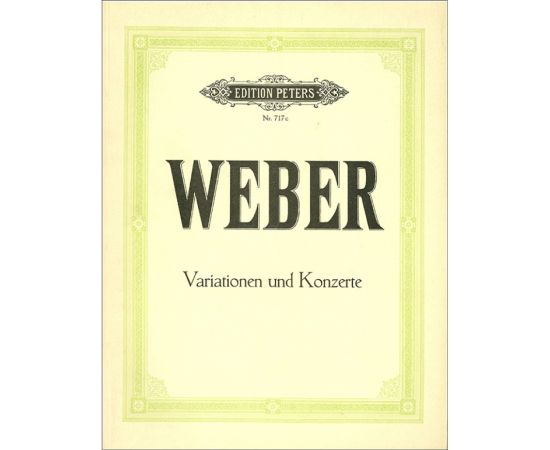 VARIATIONEN UND KONZERTE - WEBER