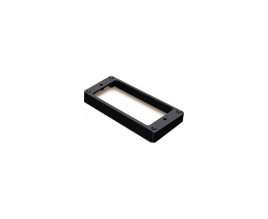 PARTSPLANET  MT20 F BK  MASCHERINA FLAT IN PLASTICA PER PICK UP HUMBUCKER - NERA