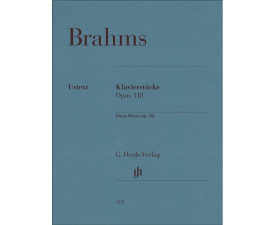 PIANO PIECES OP. 118 - BRAHMS