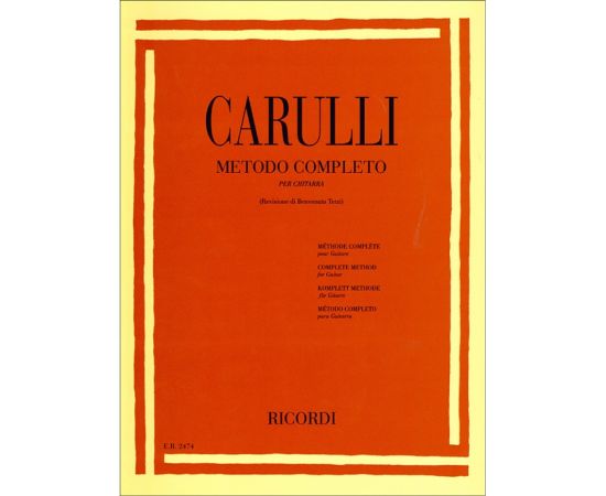 METODO COMPLETO PER CHITARRA  - CARULLI