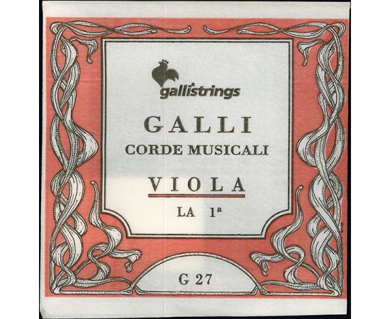 CORDA SINGOLA PER VIOLA GALLI - LA 1° CHROME STEEL