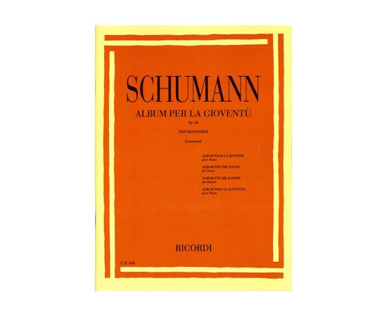 ALBUM PER LA GIOVENTU' OP.68 PER PIANOFORTE - SCHUMANN