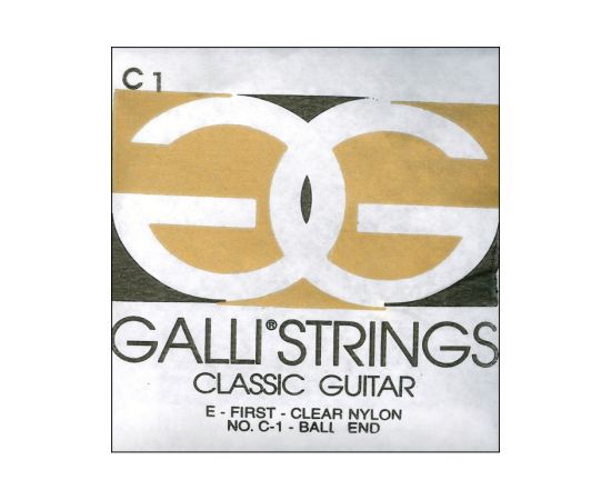 CORDA PER CHITARRA CLASSICA C-1 GALLISTRINGS E-PRIMA CLEAR NYLON