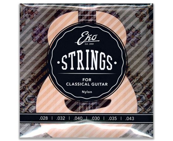 CORDIERA CLASSICA PER CHITARRA ( 028 032 040 030 035 043 )  EKO STRING