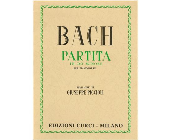 PARTITA IN DO MINORE PER PIANOFORTE - BACH