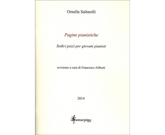 PAGINE PIANISTICHE - ORNELLA SALTARELLI