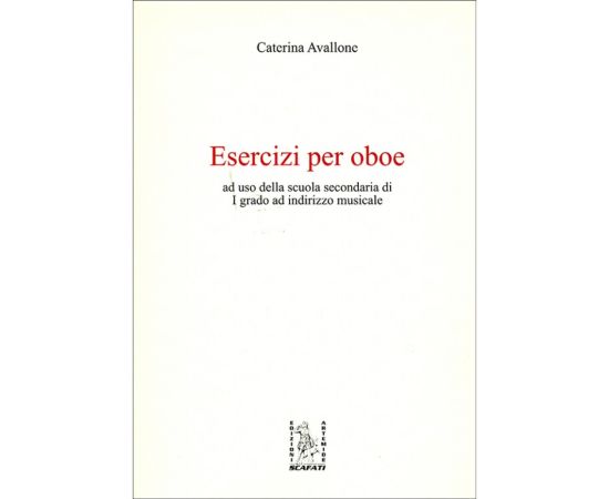 ESERCIZI PER OBOE - CATERINA AVALLONE