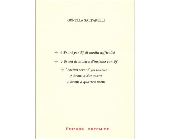 ANTOLOGIA DI BRANI - ORNELLA SALTARELLI