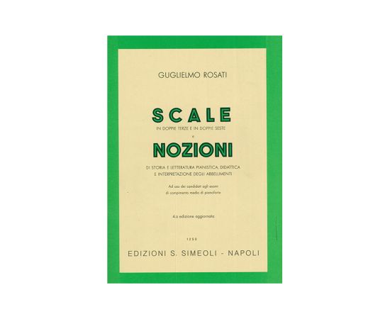 SCALE E NOZIONI - GUGLIELMO ROSATI