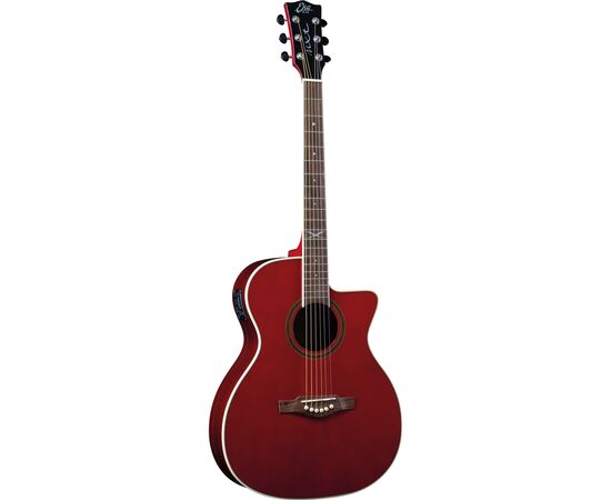 CHITARRA ACUSTICA EKO NXT A100ce SEE THROUGH RED