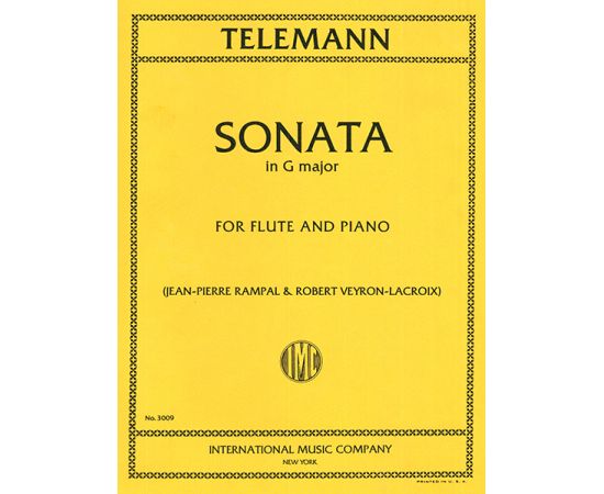 SONATA IN G MAJOR  - TELEMANN