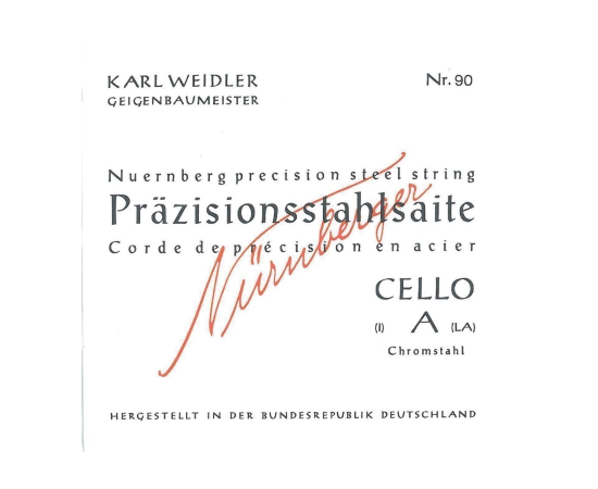 CORDIERA PER VIOLONCELLO NURNBERGER PRAZISION 4/4