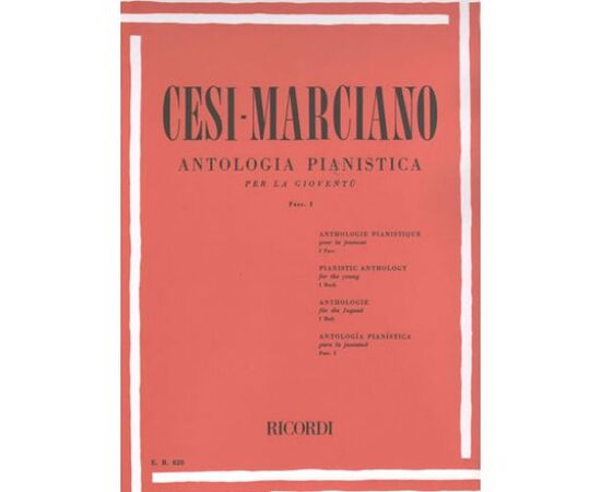 Cesi-Marciano Antologia pianistica fascicolo 1