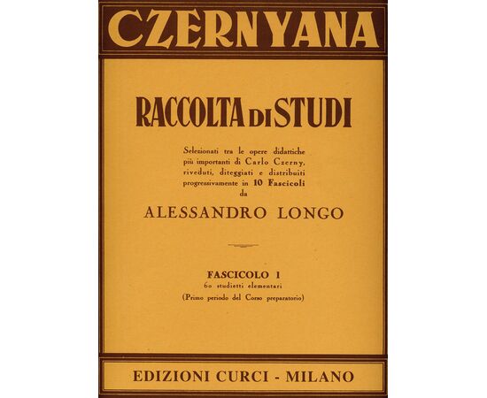 Czernyana - Raccolta di studi Fascicolo 1 (usato)