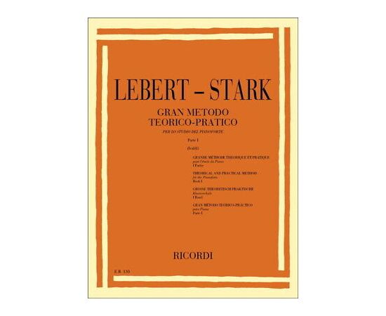 Lebert-Stark Gran metodo teorico-pratico per lo studio del pianoforte Parte 1 (usato)