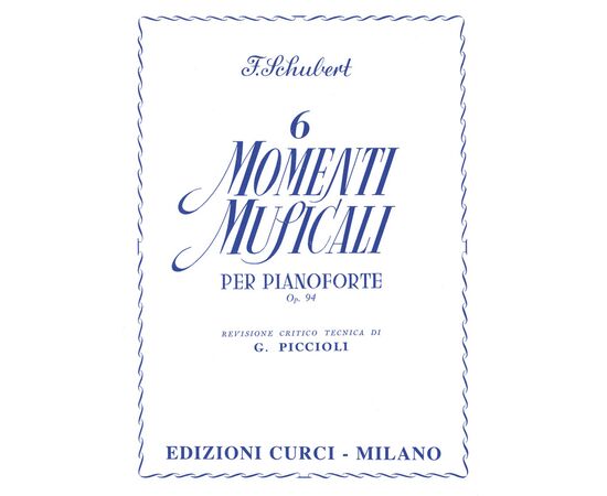 Shubert 6 momenti musicali op. 94