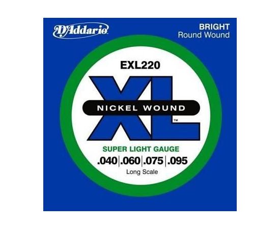 D'ADDARIO EXL220 MUTA PER BASSO ELETTRICO SUPER LIGHT 40-95