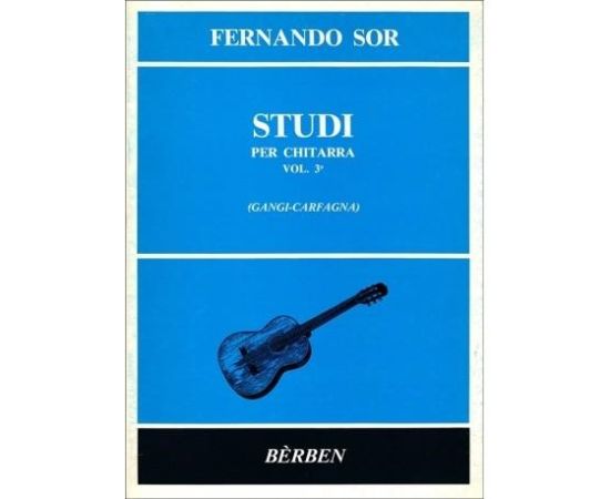 FERNANDO SOR STUDI PER CHITARRA VOL III