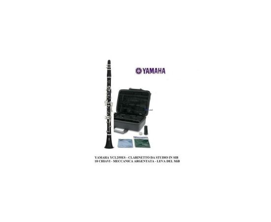 Yamaha YCL 255 ES Clarinetto in sib 18 chiavi argentate con doppia leva del Mib