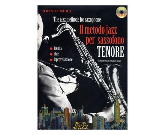 JOHN O'NEILL IL METODO JAZZ PER SAX TENORE