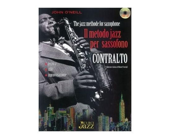 JOHN O'NEILL IL METODO JAZZ PER SAX ALTO