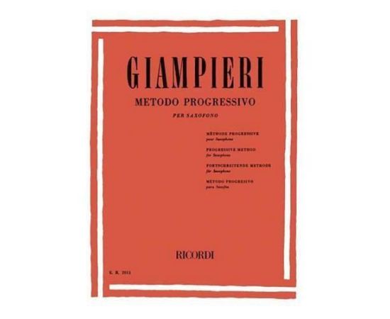 Giampieri Metodo Progressivo per sax