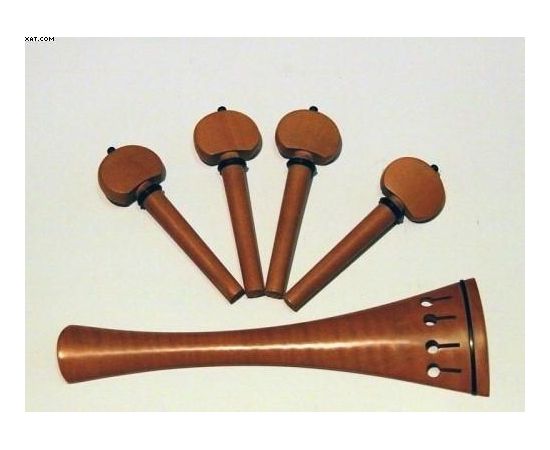 Goja set cordiera e piroli in legno violoncello 4/4