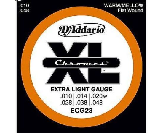 D'ADDARIO MUTA 010-048 CHITARRA ELETTRICA CHROMES X-LITE