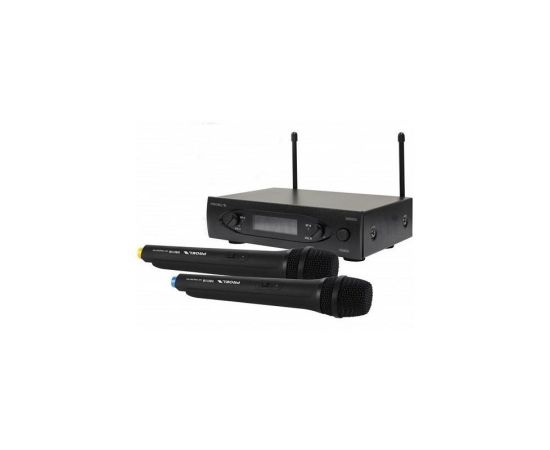 PROEL WM101DM COPPIA DI MICROFONI PALMARI WIRELESS - UHF 863 / 865MHZ