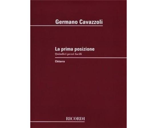 GERMANO CAVAZZOLI LA PRIMA POSIZIONE