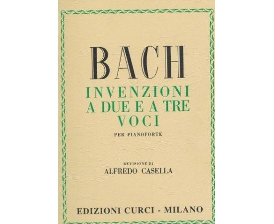 J.S.BACH INVENZIONI A DUE E A TRE VOCI