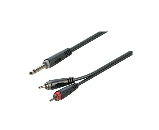 SOUNDSATION JRR-50BK CAVO 2 RCA M - JACK M 6.3MM 5MT