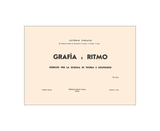 Ciriaco grafia e ritmo 3 corso outlet