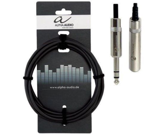 ALPHA AUDIO CAVO JACK STEREO 6,3 MASCHIO XLR MASCHIO M3